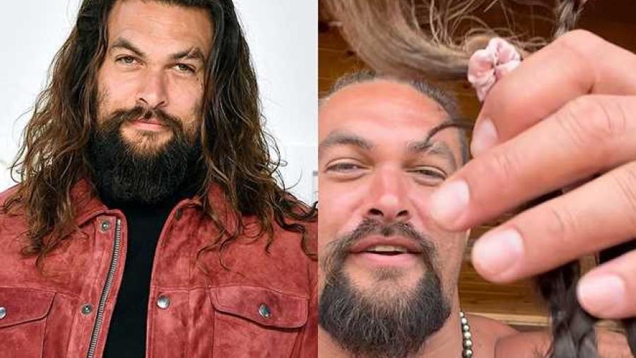 Jason Momoa se rapa el cabello por una buena causa