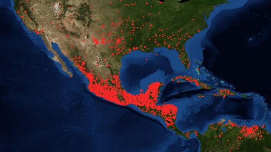 Al menos 21 incendios en México