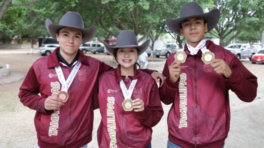 Arranca Tamaulipas con fuerza en el rodeo: tres oros y un bronce en Olimpiada Nacional CONADE 2025