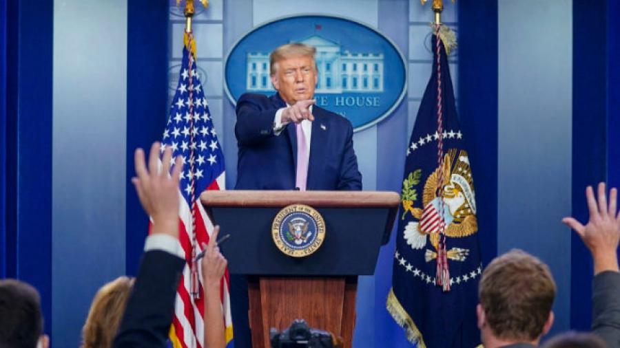 Trump afirma retirar fondos para votación por correo