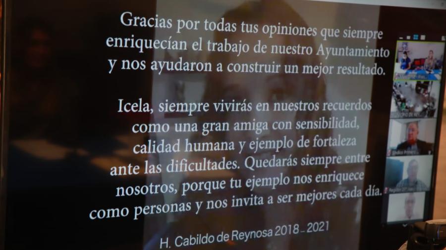 Rinde Municipio Homenaje Póstumo a Regidora Icela Moreno Zúñiga