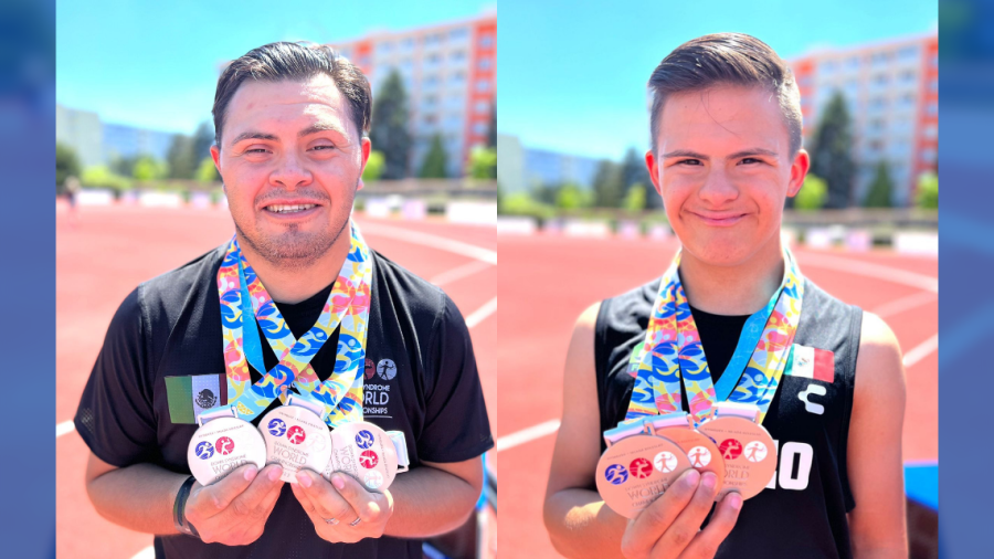 Tamaulipecos cierran con medalla en Mundial de Atletismo para personas con Síndrome de Down 