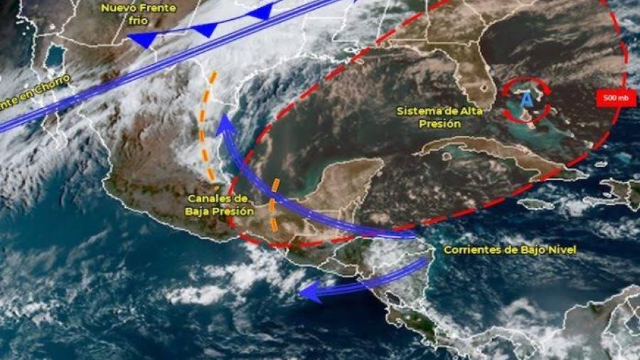 Frente frío 47 traerá fuertes vientos en estados del norte de México