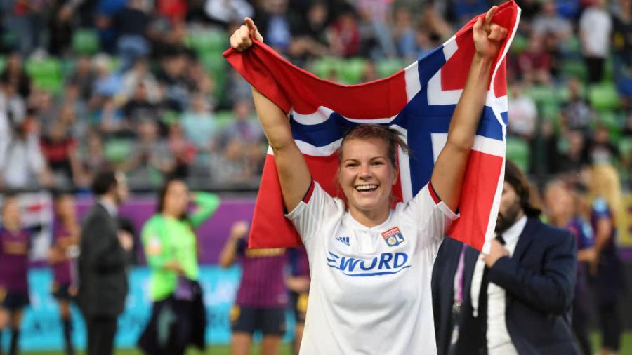 ¡Histórica! Ada Hegerberg se convierte en la máxima goleadora de la Champions 
