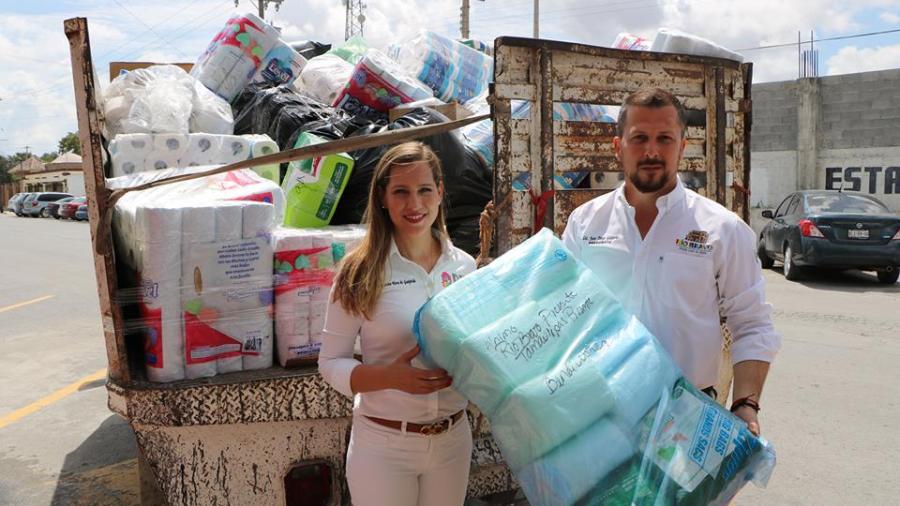 Centro de acopio en DIF Río Bravo comienza a recibir aportaciones