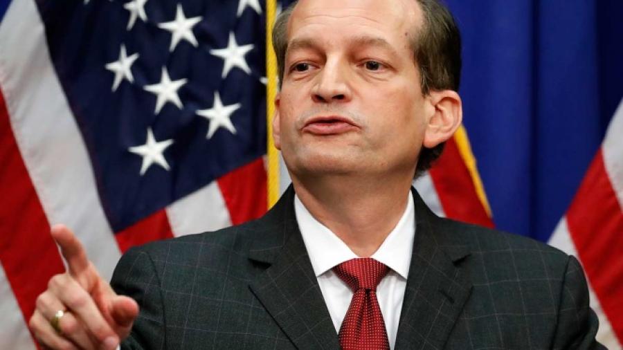 Alexander Acosta renuncia a su puesta tras caso Epstein