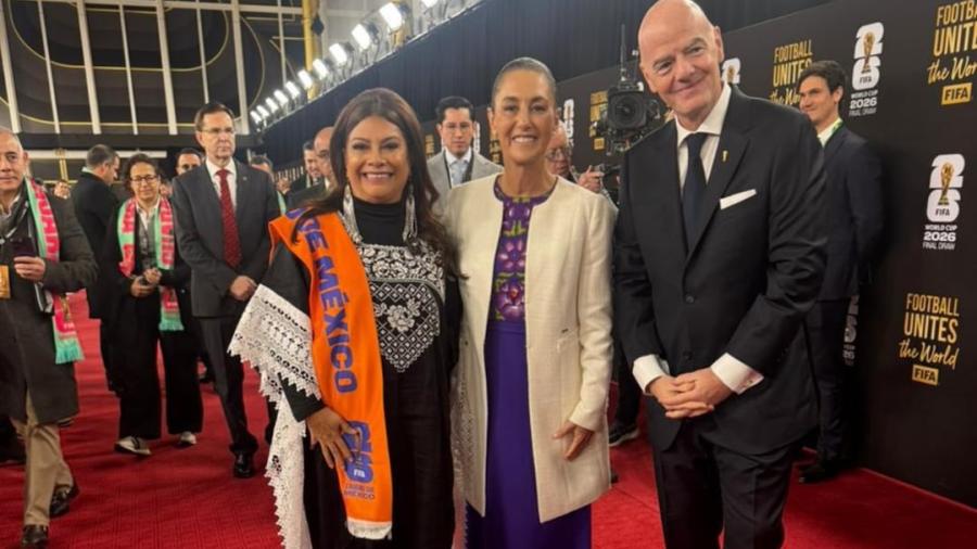 Mundial 2026: Sheinbaum llega al Kennedy Center para el sorteo de la FIFA