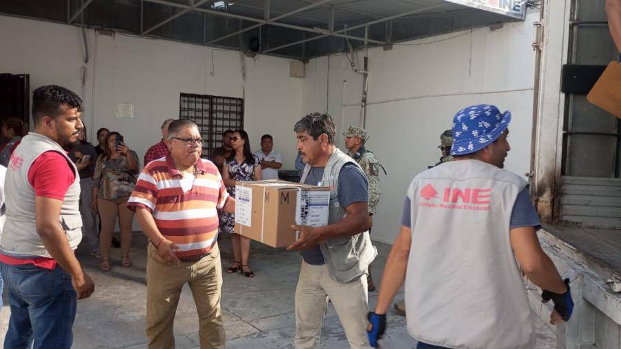 Arriban boletas electorales y lista nominal para la elección del 1 de junio