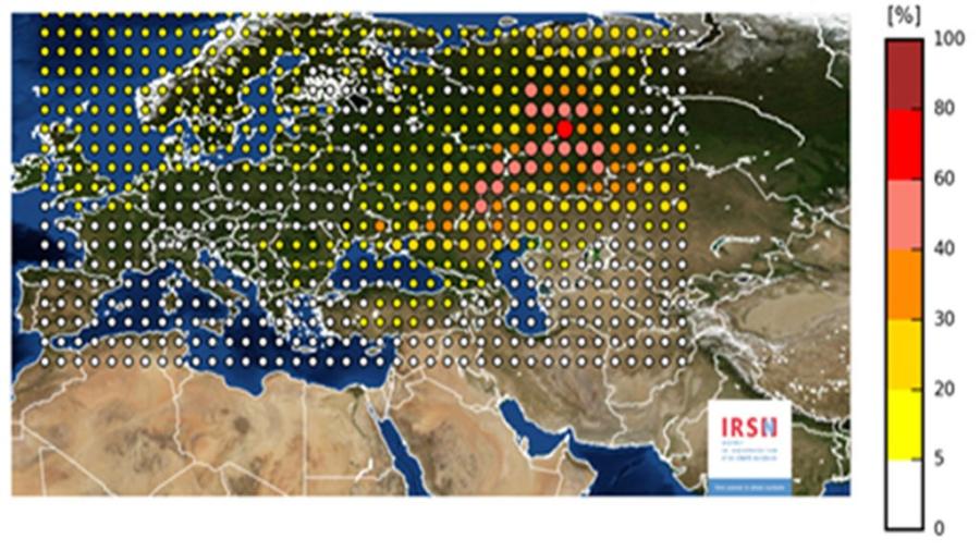 Nube radioactiva se extiende en Europa por accidente nuclear