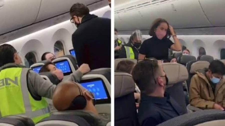 Mujer retrasa vuelo por no querer viajar en clase turista