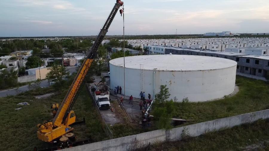 Instala COMAPA bomba de pozo en fraccionamiento Pirámides 
