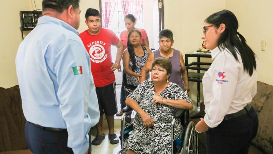 Gobierno y DIF Madero apoyan a sectores vulnerables
