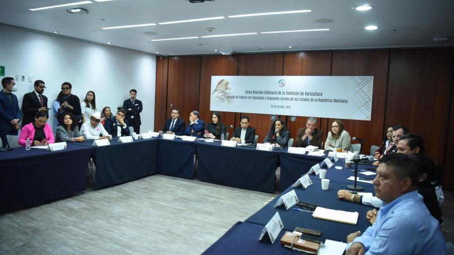 Comisión de agricultura recibe a diputadas y diputados de congresos locales para dialogar sobre las necesidades del campo mexicano