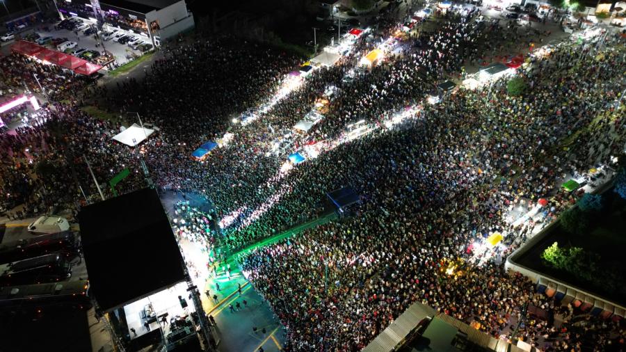 Viven más de 50 mil ciudadanos gran festejo del 176 aniversario de Nuevo Laredo