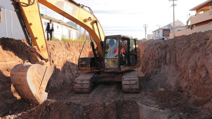 Avanza construcci&oacute;n de colector pluvial y sanitario 15 de septiembre&nbsp;