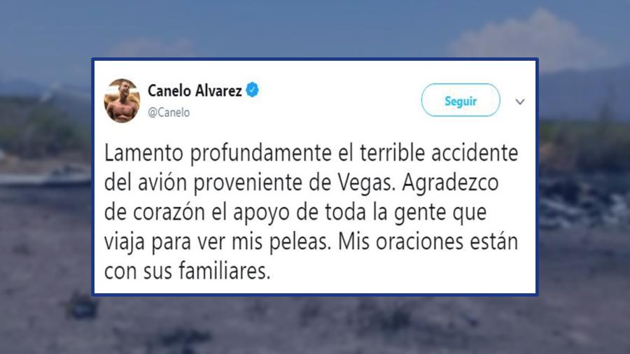 Lamento profundamente el terrible accidente: ‘Canelo’ Álvarez 