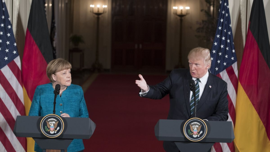 Próximo 27 de abril, Trump y Merkel se reunirán en Washington