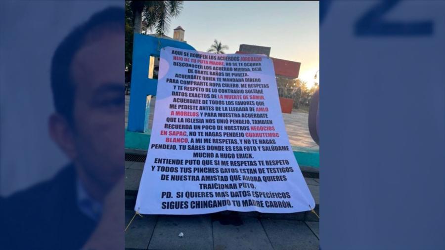 Sale supuesta narcomanta contra Cuauhtémoc Blanco