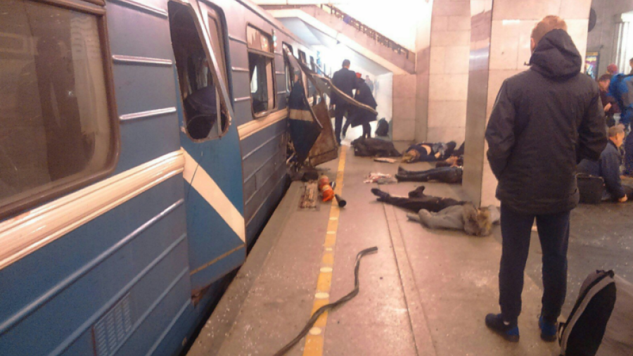 Arrestan a 6 sospechosos por el ataque al metro de San Petersburgo