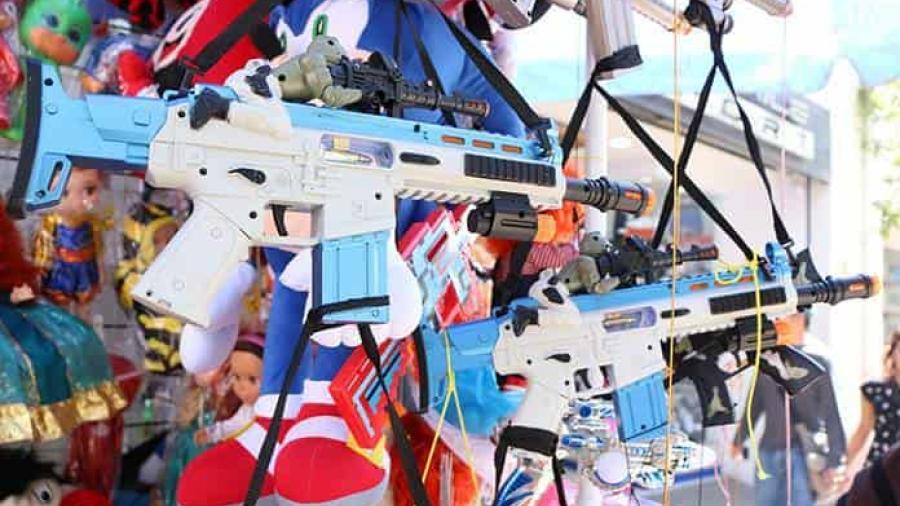 Recibe Congreso reformas para restringir juguetes bélicos