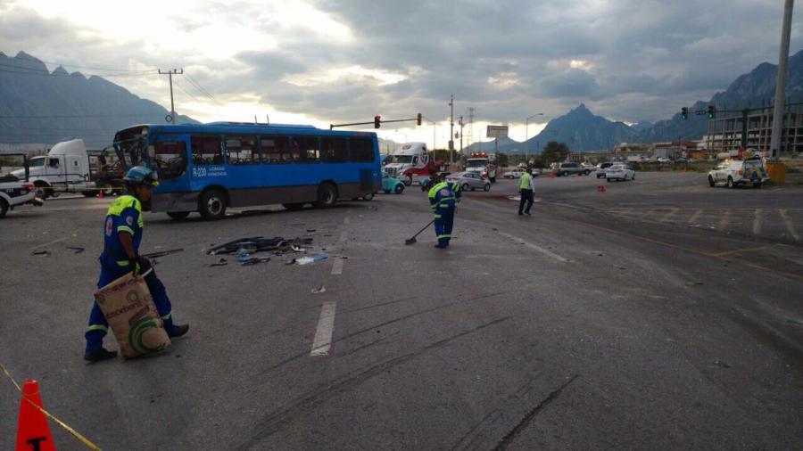 Registran choque en Nuevo León