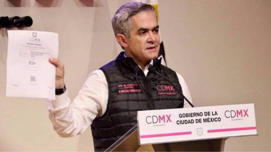 Mancera presenta estrategia de Reconstrucci&oacute;n para CDMX