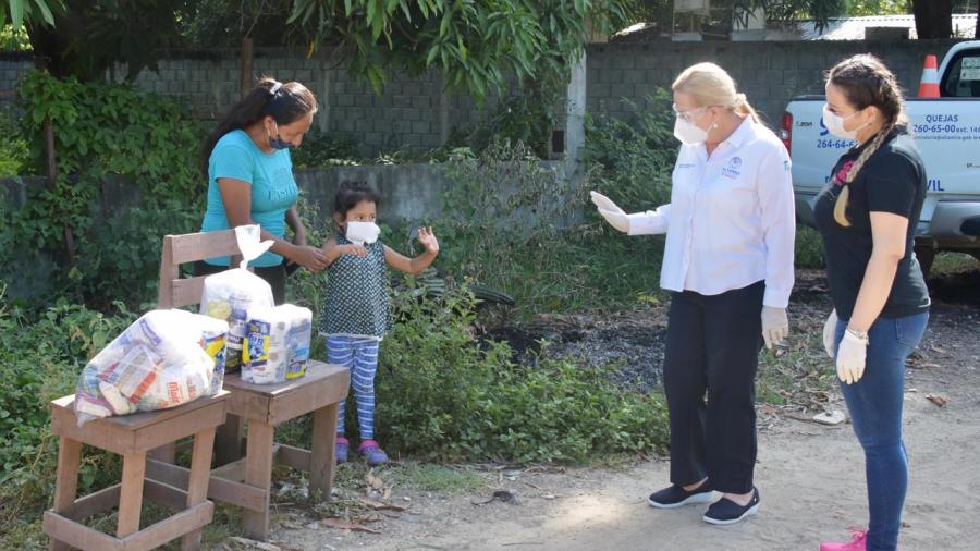 Refrenda Alcaldesa su apoyo a las familias de la zona rural de Altamira