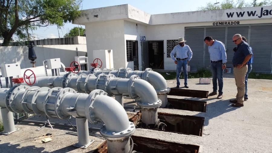 Invierte la JAD más de 8 MDP en estación de drenaje sanitario al oriente de Matamoros