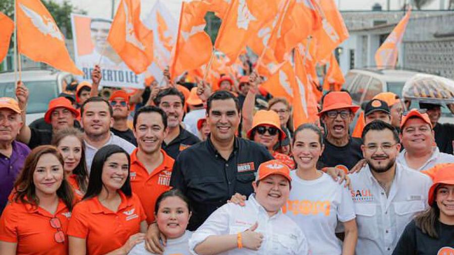 Roberto Lee cierra campaña desde La Cruz, agradeciendo a las familias de Matamoros