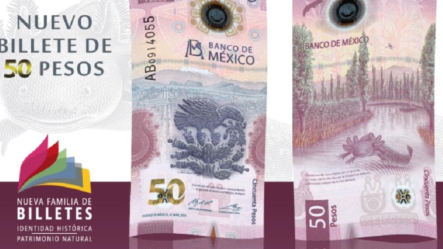Billete de 50 pesos gana premio al mejor del año a nivel mundial