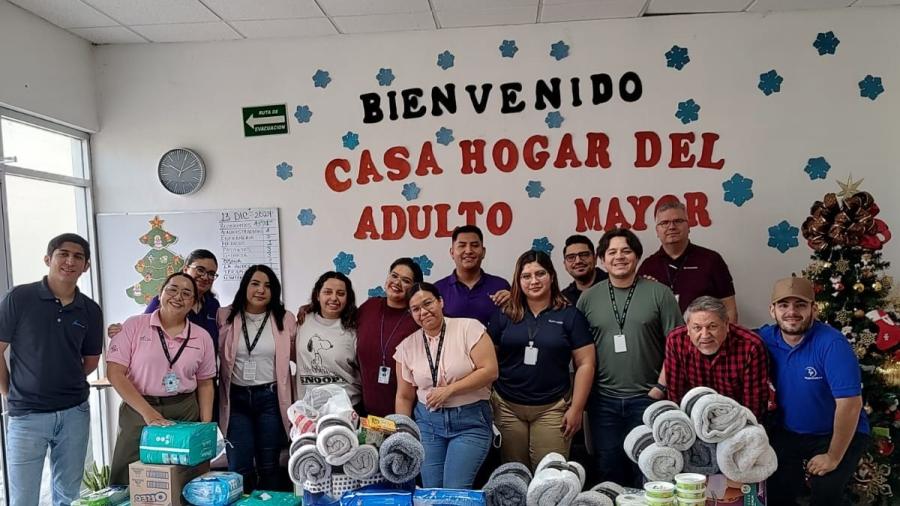Agradece DIF Reynosa apoyo de BX Soluciones en beneficio de los adultos mayores