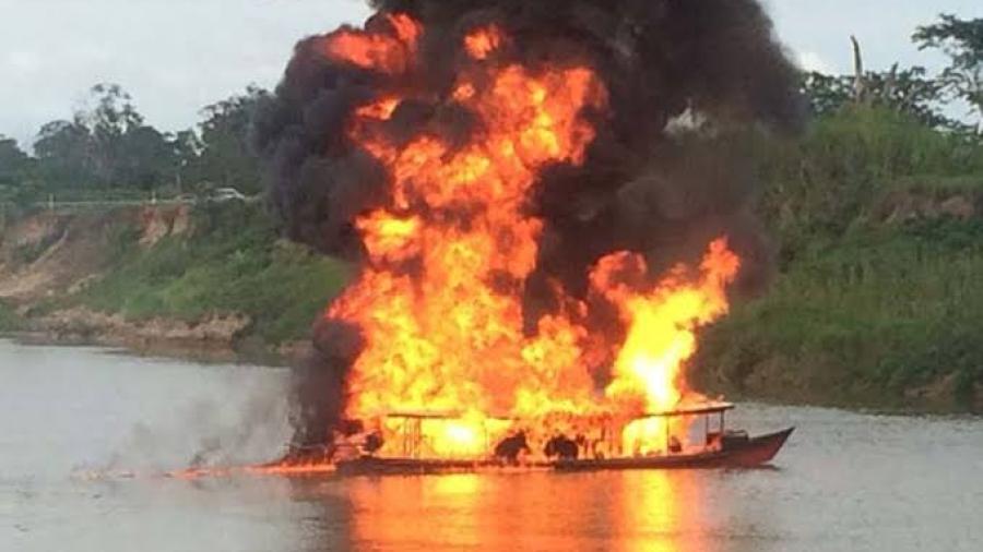 Estallido en barco deja 15 heridos en Brasil