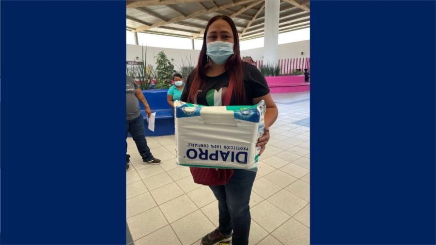 DIF Reynosa con donación permanente de pañales para adulto