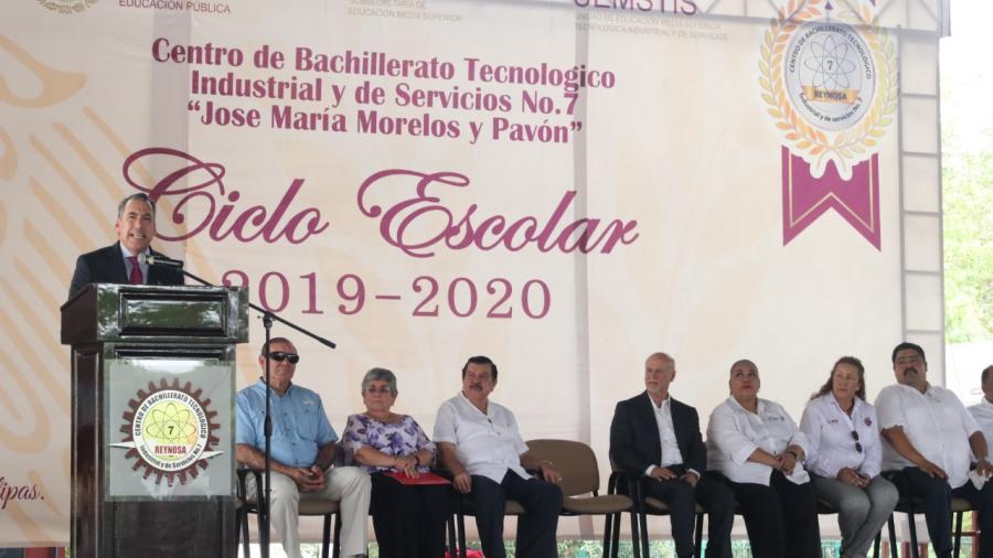 Inauguran Ciclo Escolar del CBTIS 7