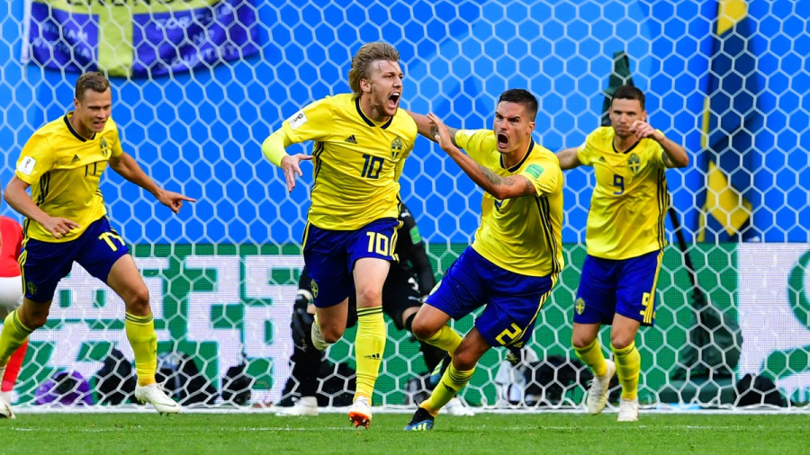 Suecia avanza a cuartos de final de Rusia 2018