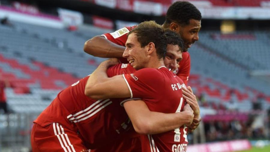 Bayern Munich a un paso del título, tras vencer 2-1 al Borussia Mönchengladbach 