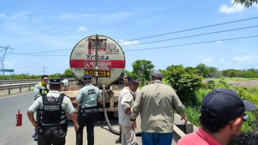 Coordinan acciones ante derrame de hidrocarburo en Altamira