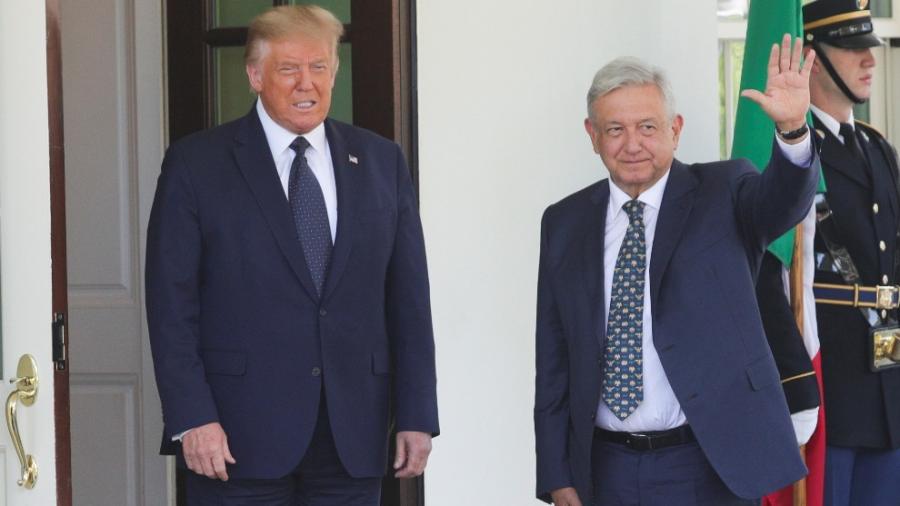 Quiero hacer grande a EU como AMLO quiere hacer a México: Trump