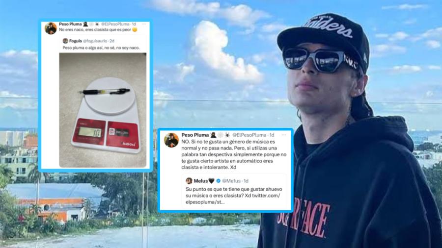 'Eres un clasista', Peso Pluma responde a quien tachó de “nacos” a sus fans