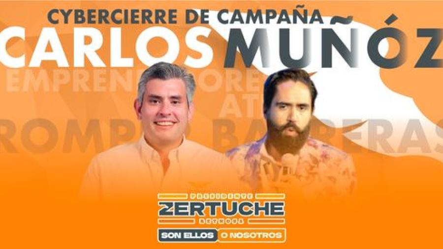 Juan Carlos Zertuche anuncia su Cybercierre de campaña