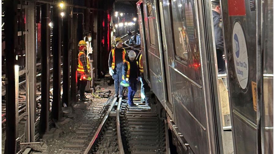 Choque de trenes en Nueva York deja más de 20 heridos