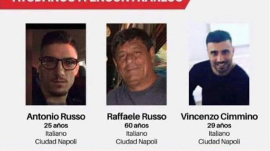Investigan participación de policía en desaparición de tres italianos 