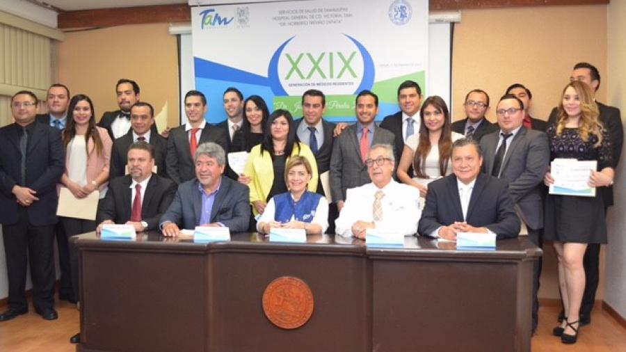 En Tamaulipas se gradúan18 nuevos médicos especialistas