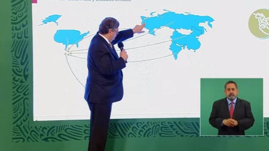 Alista Marcelo Ebrard viajes a países productores de vacunas contra el COVID-19