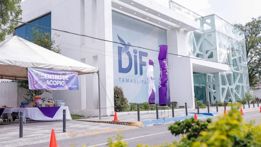 DIF Tamaulipas abre centro de acopio para apoyar a familias afectadas por inundaciones en Veracruz