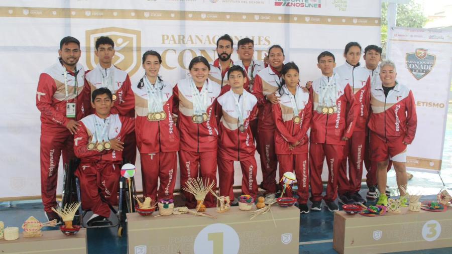 Tamaulipas hace historia en los Paranacionales CONADE 2024; entra al Top-10