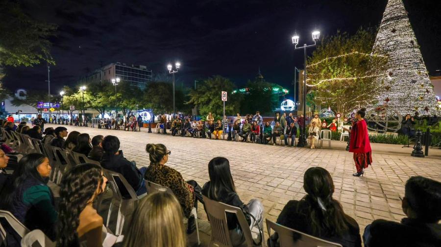 Presentaron exitoso desfile de modas en el renovado Centro de Reynosa