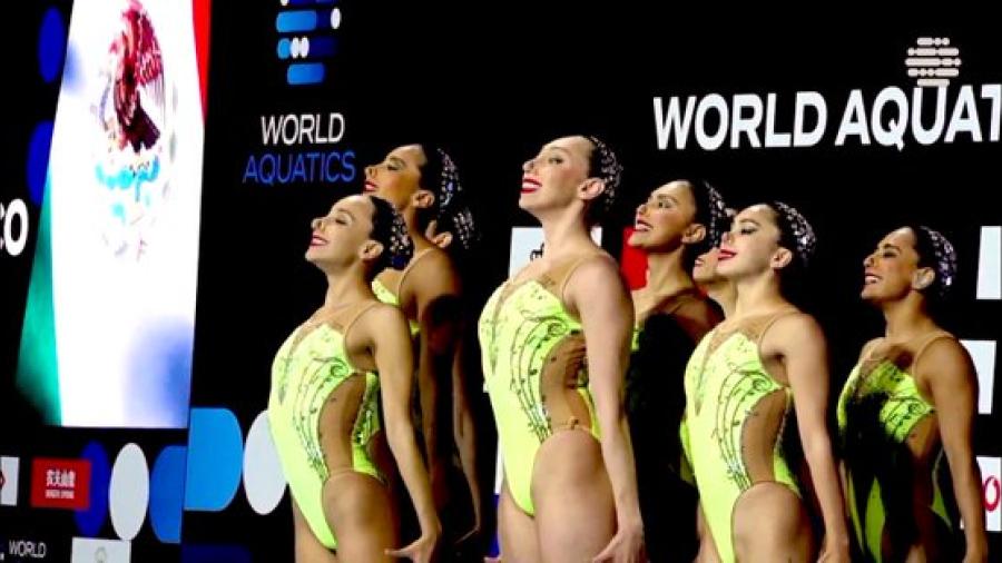 México gana el oro en natación artística en la Copa Mundial