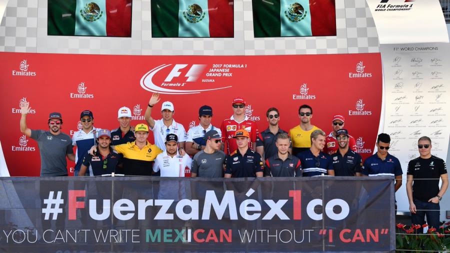 #FuerzaMéx1co, Pilotos de F1 se une al apoyo tras sismo