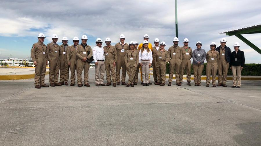 Expertos del sector de gas a nivel internacional visitan instalaciones de Pemex